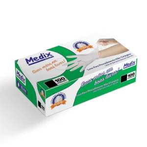 Luva latex sem pó