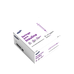 Seringa 0,5 ml com ag cx com 100 und - Cepalab