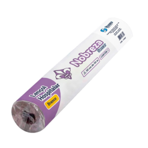 Lençol de Papel 50 cm x 50 m Branco Nobreza – SECCAR