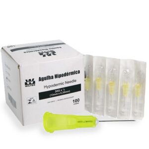 Agulha Hipodérmica Descartável 13 X 0,30 MM caixa com 100 unidades  – Wiltex