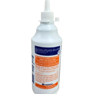 Álcool Etílico 70% 250 ml para Superfície com Almotolia - Indalabor