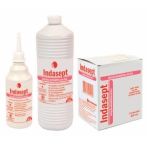 Álcool Etílico 70% e Glicerina Para Pele 1 litro - Indalabor
