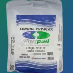 Lençol Descartável TNT Branco 20 Gramatura Sem Elástico