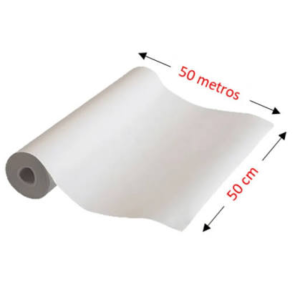 Lençol Hospitalar de Papel 50 x 50 Neutro