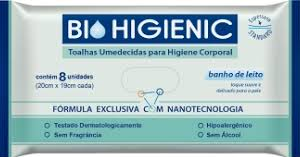 Toalha Bio Higienic Clorexidina 0,3%